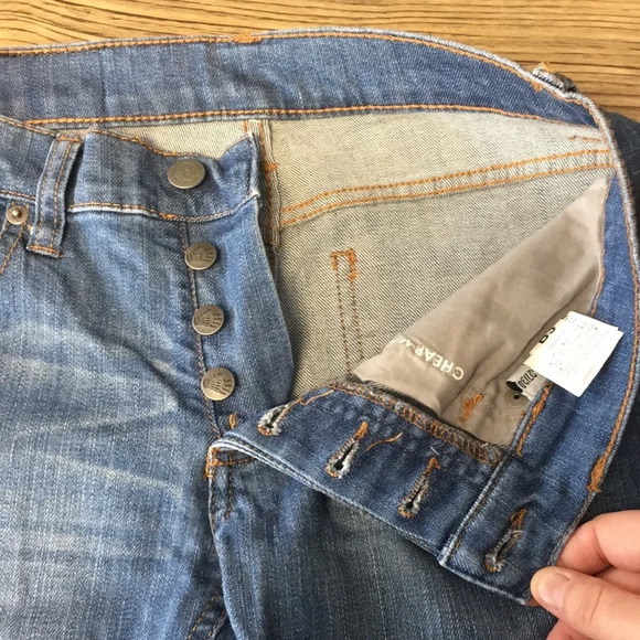 Cheap Monday‎ Narrow Cobra Blue Slim Skinny Jeans Womens 27x34 Medium Wash - Picture 8 of 11